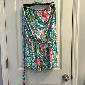 Lilly Pulitzer Romper with matching belt